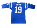 Johnny Unitas Signed Auto Baltimore Colts Jersey NFL HOF GRAD0