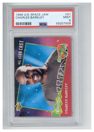 1996 Upper Deck Space Jam 21 Charles Barkley PSA 9