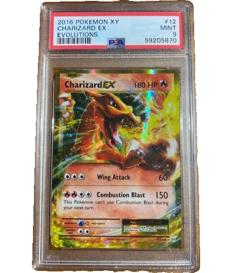 2016 Pokemon XY Evolutions Charizard EX 12 PSA 90