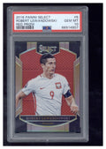 2016 Panini Select 5 Robert Lewandowski Red Prizm /199 PSA 90