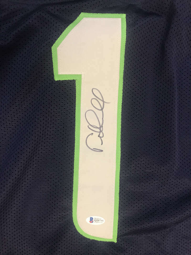 Pete Carroll Signed Autographed Seattle Seahawks Jersey Beckett BAS 1