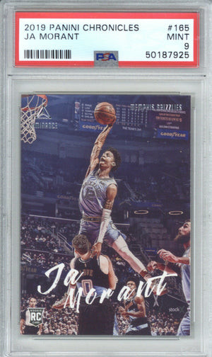 2019 Panini Cronicles #165 Ja Morant PSA 9