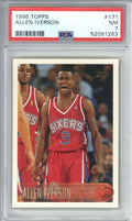 1996 Topps 171 Allen Iverson PSA 70