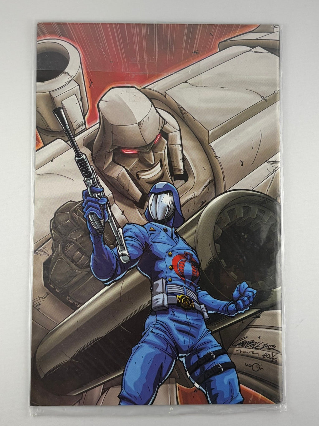 Gi Joe Vs Transformers #1 2nd Print Variant Image Comics 2003 Blaylock Signed SS1