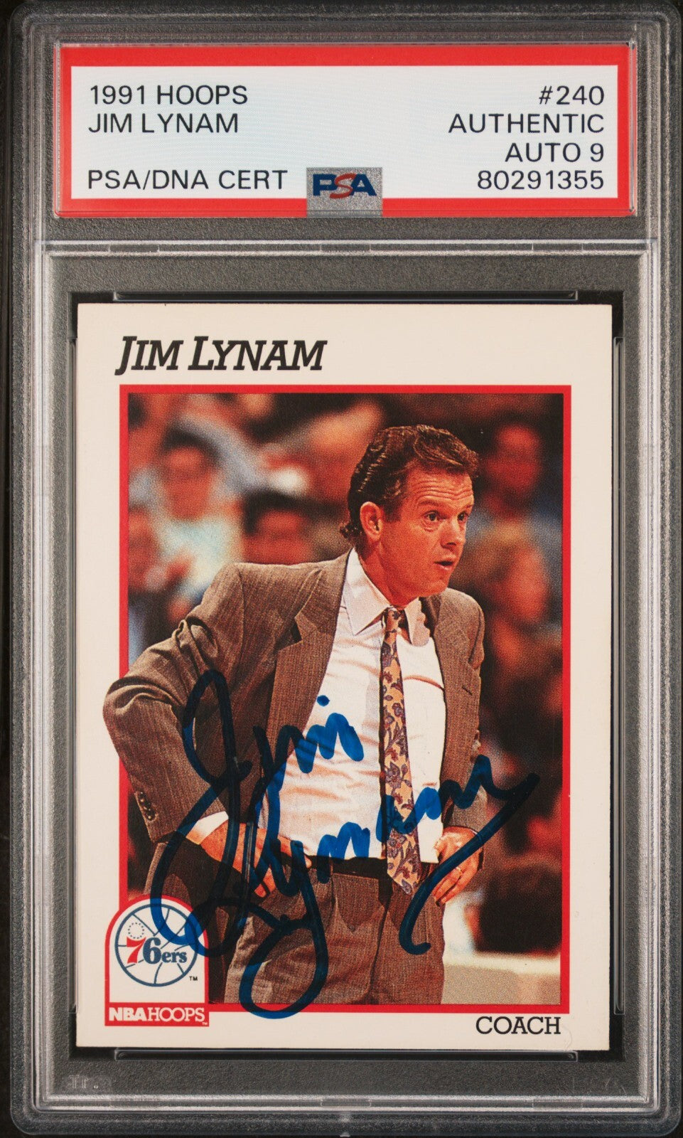 1991 HOOPS 240 JIM LYNAM PSA 9 AUTO0