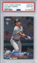 2018 Topps Chrome HMT80 Gleyber Torres Update PSA 10 0