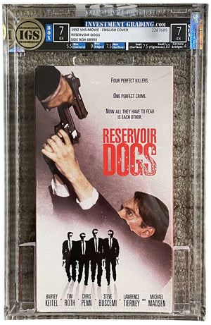 Reservoir Dogs 1992 Miramax VHS IGS 7 7