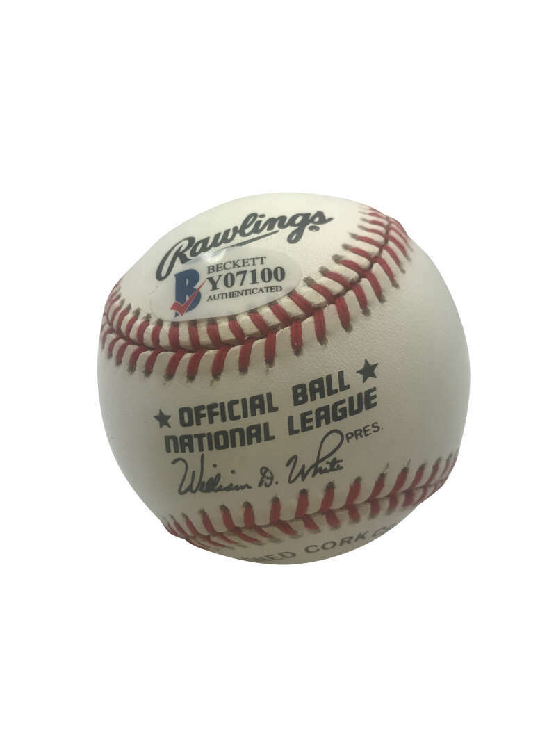 Bob Boone Signed Autographed ONL Baseball Beckett BAS 1