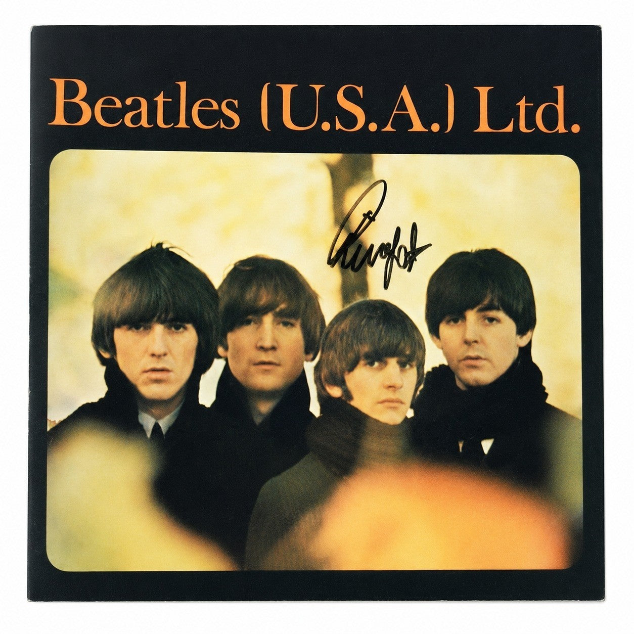 Ringo Starr Signed Auto 1965 Beatles US Tour Program Perry Cox Grad LOA0