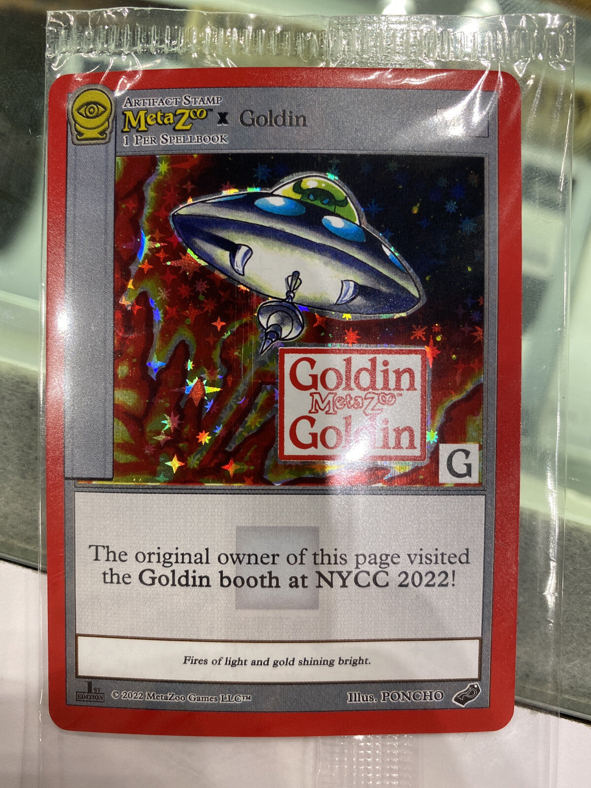 2022 Metazoo NYCC promo UFO Goldin 0