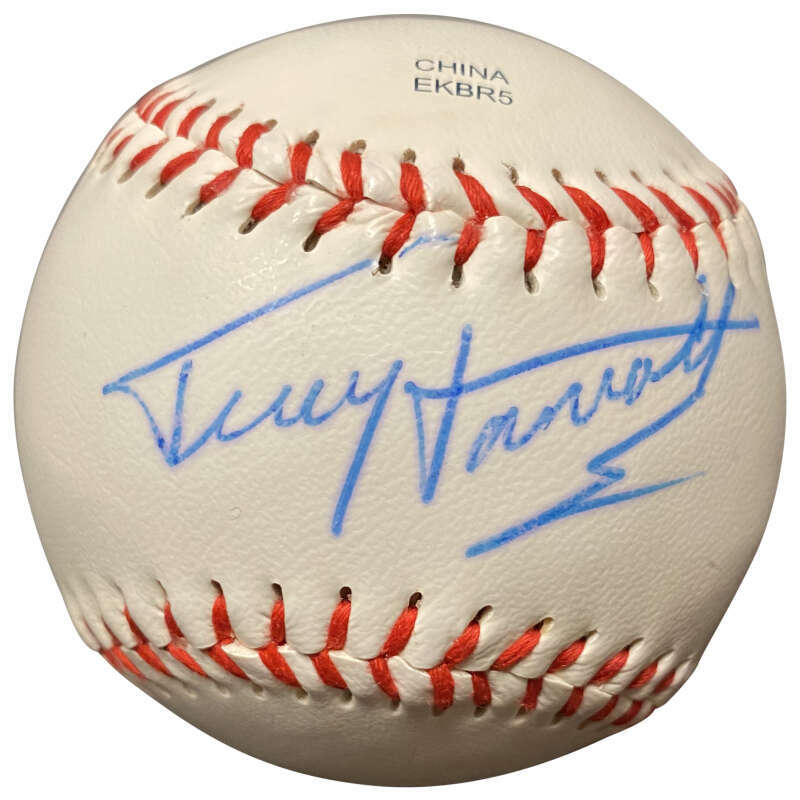 Terry Hanratty Signed Autographed Official League Baseball Beckett BAS 0