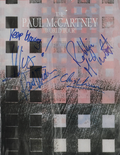 Paul McCartney World Tour Band Signed Program 3 SIgnatures Beckett BAS0