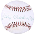 Mickey Mantle Full Name Mickey Charles Mantle Signed OAL Baseball PSA/DNA PSA0