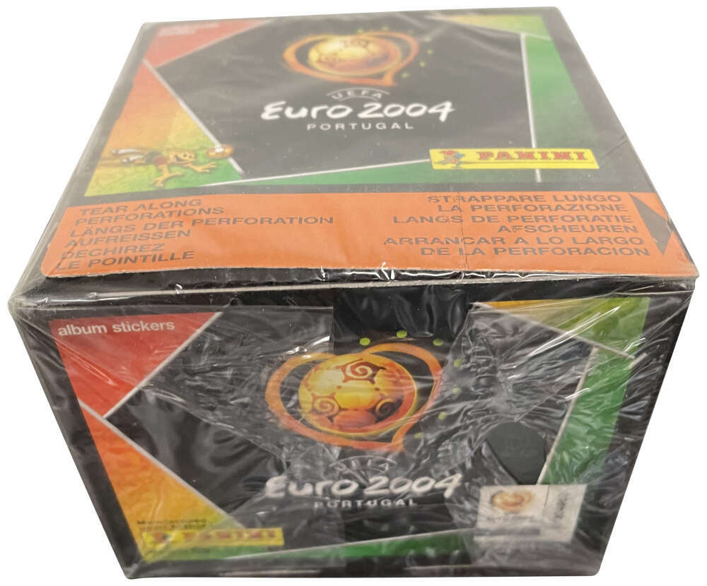 2004 Panini UEFA Euro Portugal Sticker Box Factory Sealed 0
