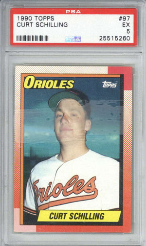 Curt Schilling 1990 Topps #97 PSA 5