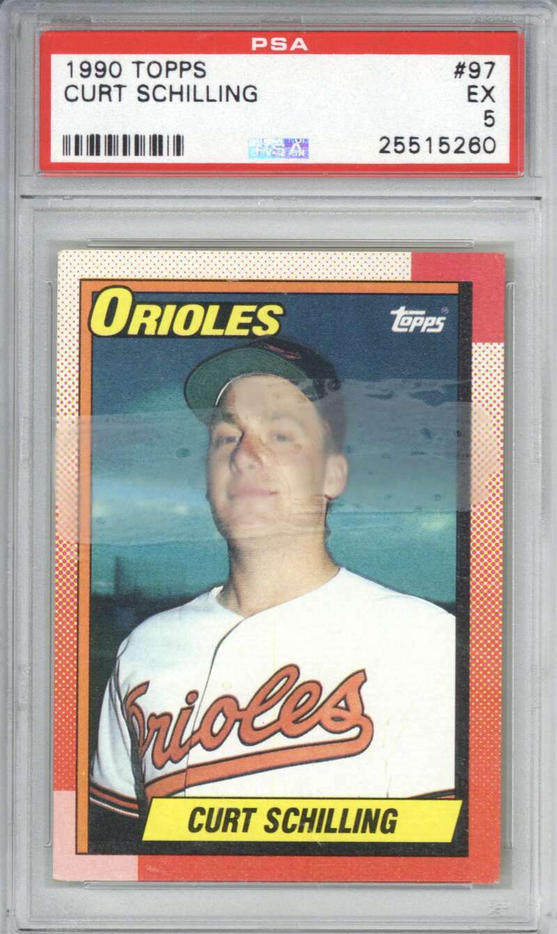 Curt Schilling 1990 Topps #97 PSA 50