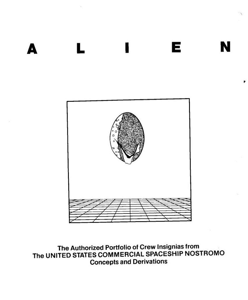 1980 Alien Movie Portfolio of Crew Insignia Concept Kit1