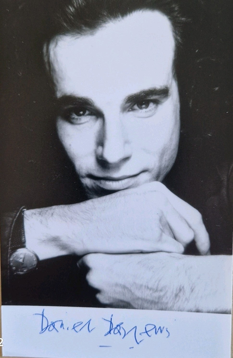 Daniel Day Lewis Signed Auto 4x6 Postcard Photo GRAD Authentication0