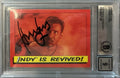 Harrison Ford Signed 1984 Topps Indiana Jones #51 Trading Card Beckett BAS 90