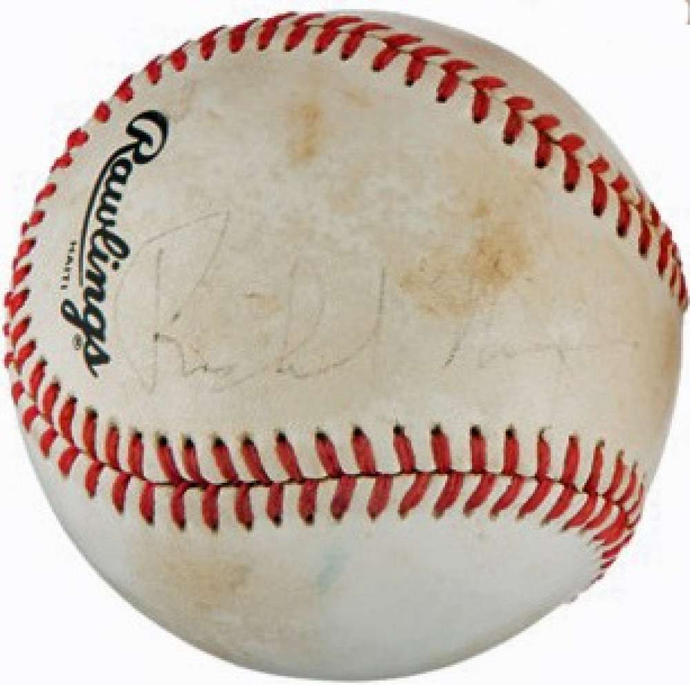 President Richard Nixon Signed Autographed ONL Baseball PSA/DNA Authentic0