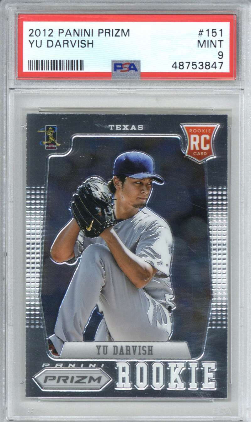 2012 Panini Prizm 151 YU Darvish PSA 90