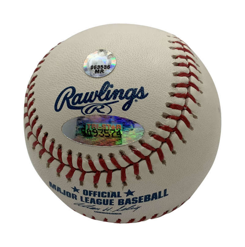 Brent Cox Signed Autographed OML Baseball MLB Tristar 1
