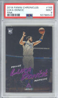 2018 Panini Chronicles 166 Luka Doncic Pink PSA 9 0