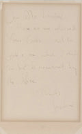 Jacqueline Kennedy Signed Auto Handwritten Letter First Lady United States GRAD0