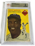 1954 Topps 10 Jackie Robinson Brooklyn Dodgers HOF Beckett BVG 2 Good0