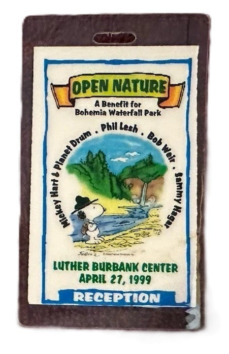 Sammy Hagar Mickey Hart Signed Auto 1999 Open Nature Concert Ticket Grad LOA1
