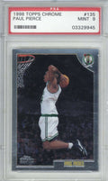 1998 Topps Chrome 135 Paul Pierce PSA 90