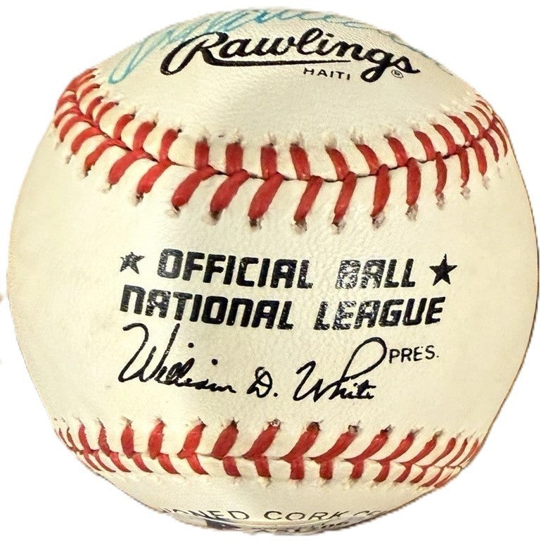 1950s Braves Aaron Spahn Mathews Signed Auto ONL Baseball Beckett BAS3