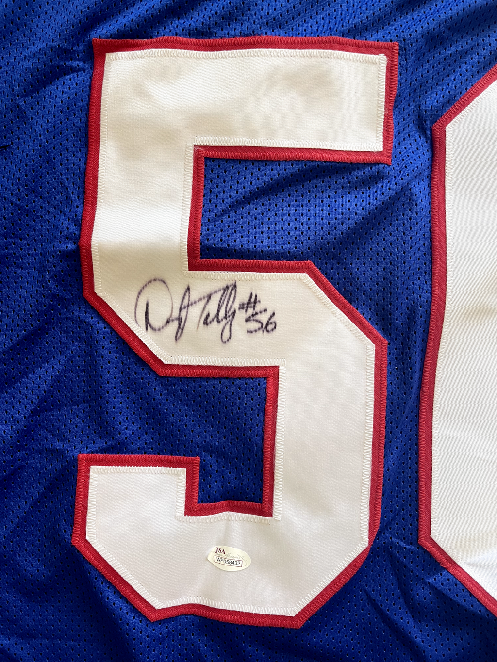 Ben Talley Signed Giants Football Jersey JSA1