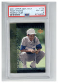 2001 Upper Deck Tiger's Tales TT3 Tiger Woods PSA 80
