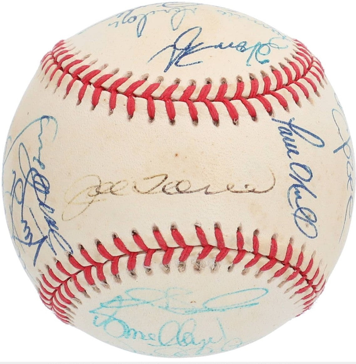 1998 New York Yankees Team Signed OAL Baseball Jeter Rivera Torre JSA0