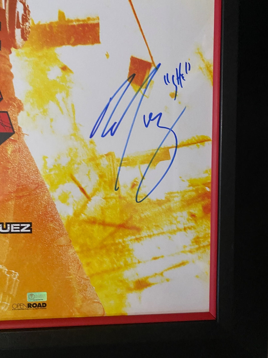 Michelle Rodriguez Signed Machete Kills Poster Celebrity Authentics1