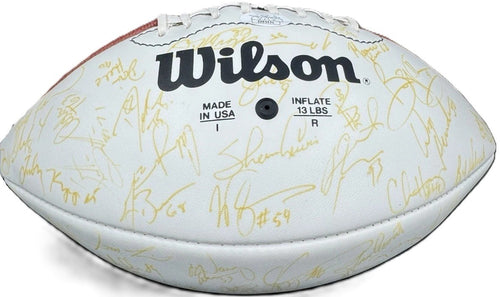 1996 Green Bay Packers Signed Auto Super Bowl XXXI Football Favre White JSA1