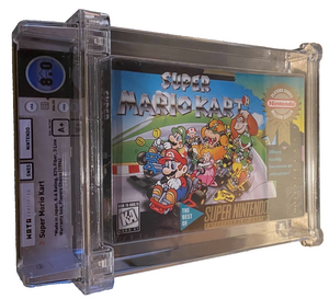 Super Mario Kart Super Nintendo 1992 WATA 8.0 A+