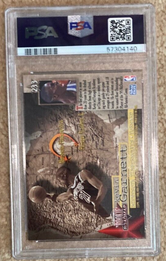 1995 Skybox Premium Kevin Garnett 233 PSA 81