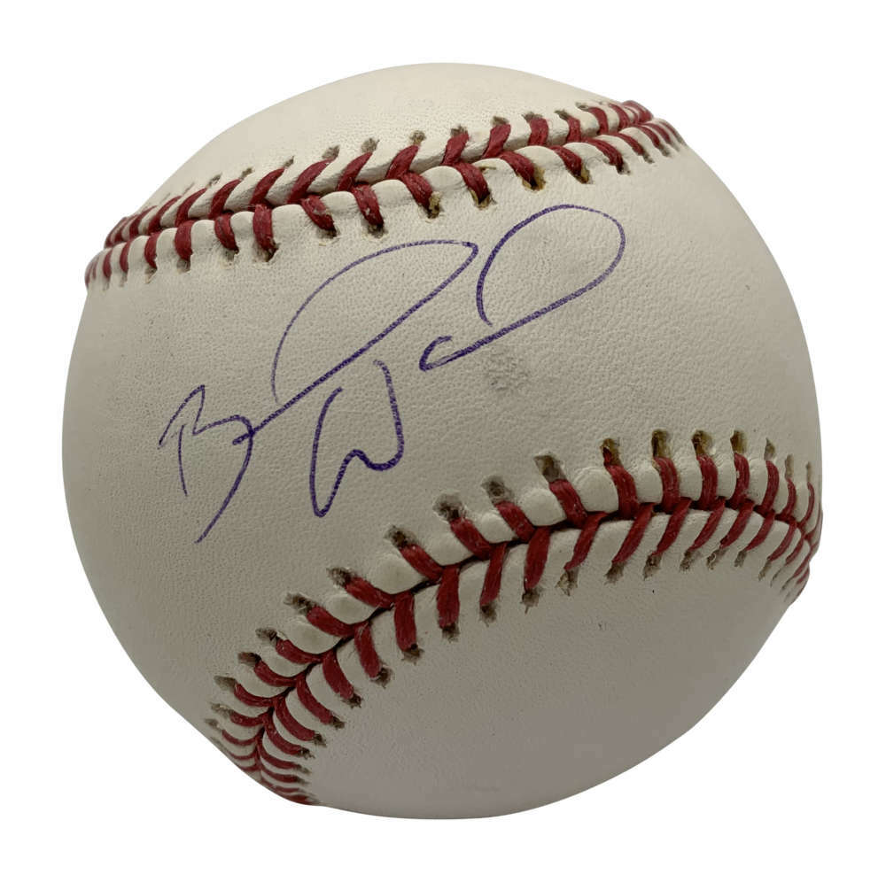 Brandon Wood Signed Autographed OML Baseball Tristar 0