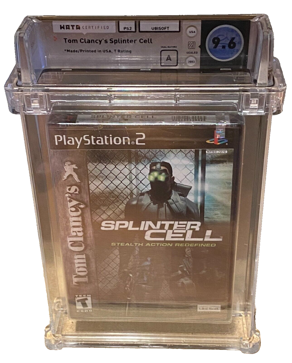  Tom Clancy's Splinter Cell 1st Print PS2 WATA 9.6 A0