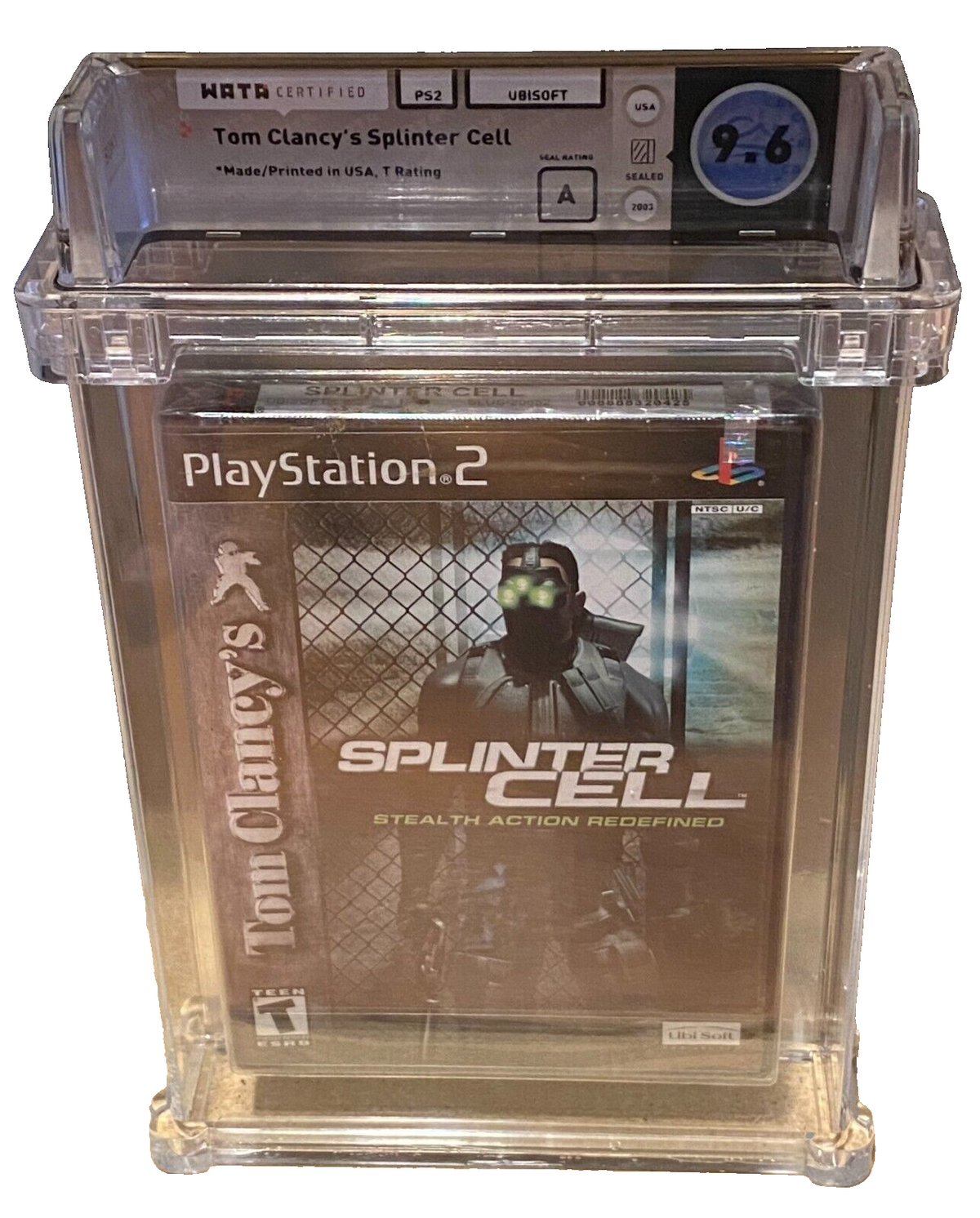  Tom Clancy's Splinter Cell 1st Print PS2 WATA 9.6 A0