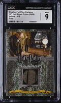 2009 Artbox Harry Potter Slughorn's Office Curtains P9 Prop Used CGC 90