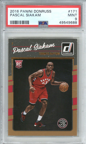 2016 Panini Donruss 171 Pascal Siakam PSA 9