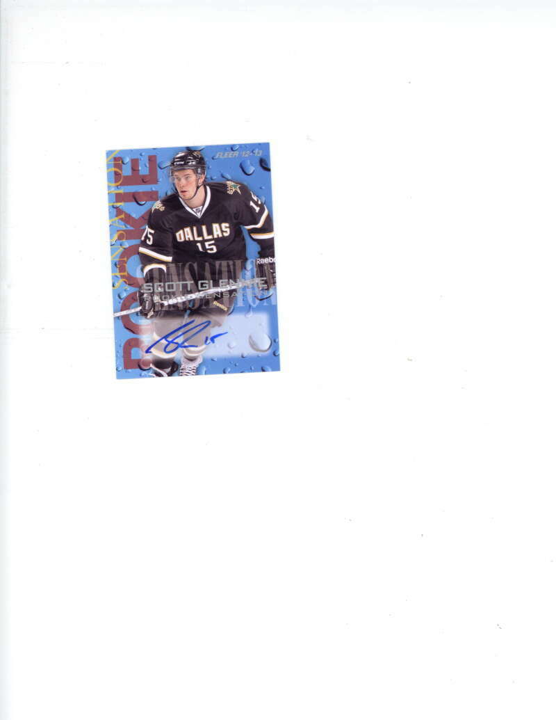 Scott Glennie Signed Auto 2012 13 Fleer Retro 0