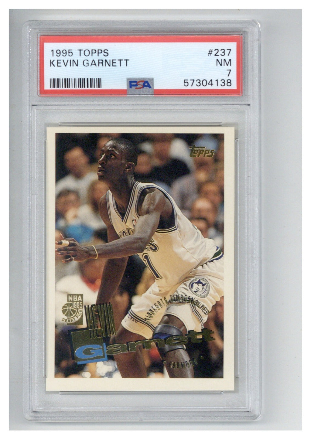 1995 Topps 237 Kevin Garnett PSA 70