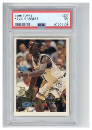 1995 Topps 237 Kevin Garnett PSA 7