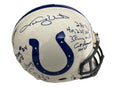 1958 Baltimore Colts NFL Champions Signed Stat Proline Helmet Unitas Moore GRAD0