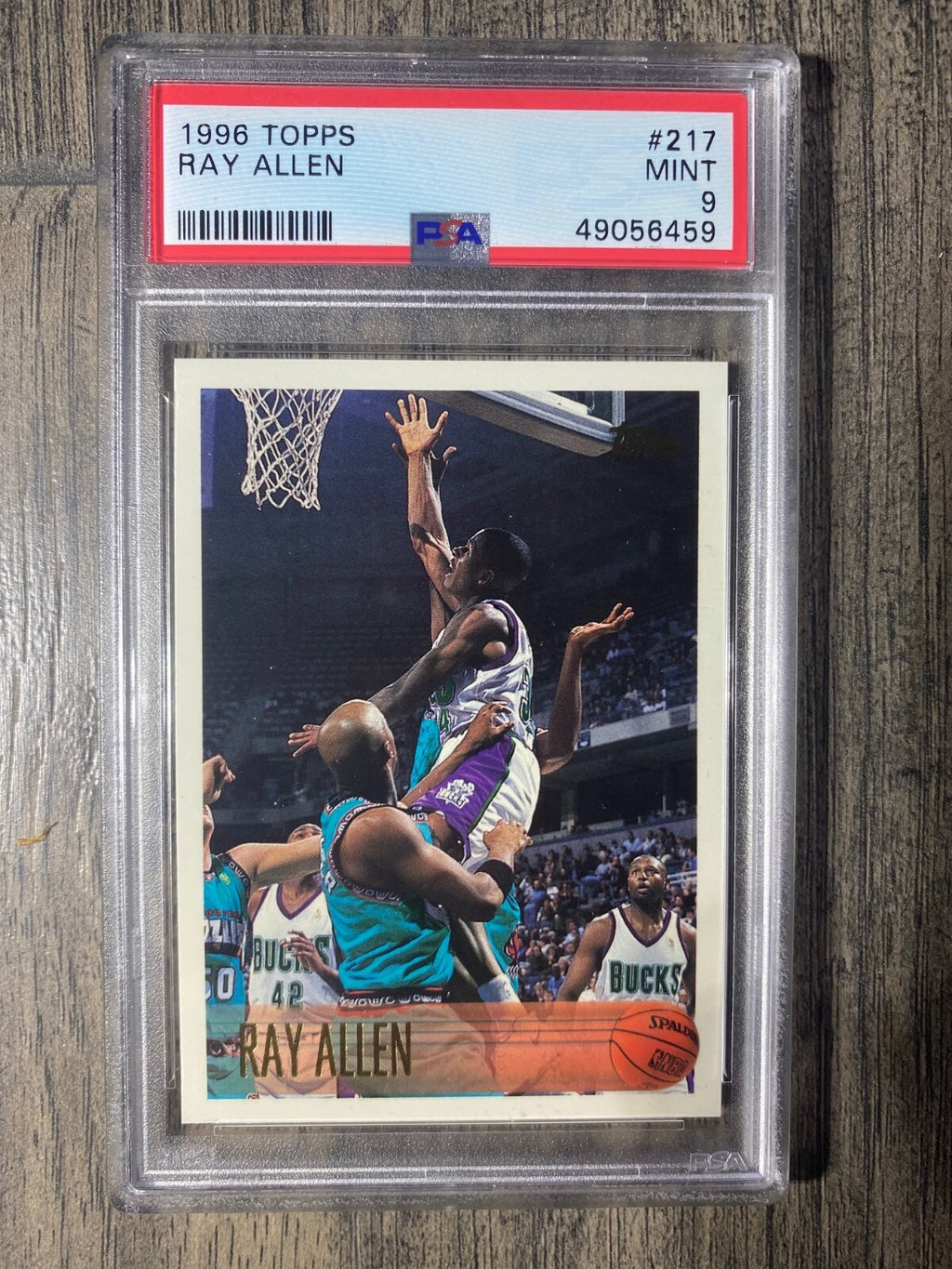 1996 Topps Ray Allen PSA 90