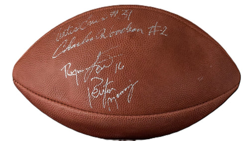 1997 Heisman Finalists Signed Auto Football Peyton Manning Enis Leaf Grad LOA0